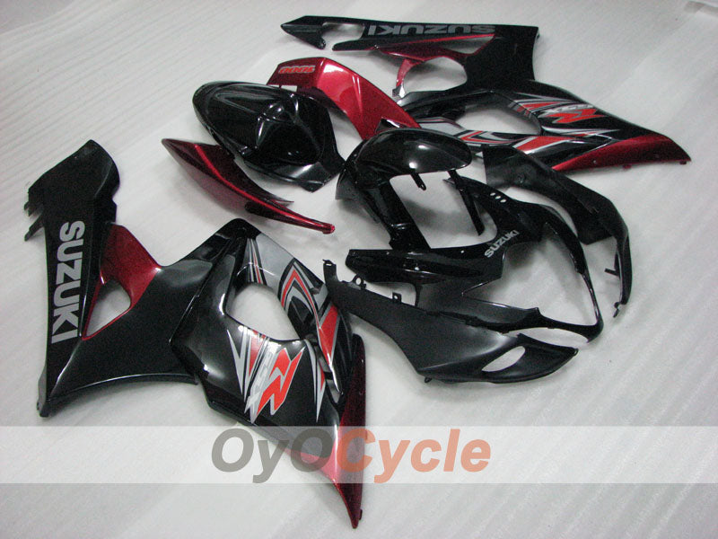 Einspritzverkleidungssatz für GSX R1000 05-06 - Rot, Schwarz - Werksdesign #OYO87905515 Zweitbild