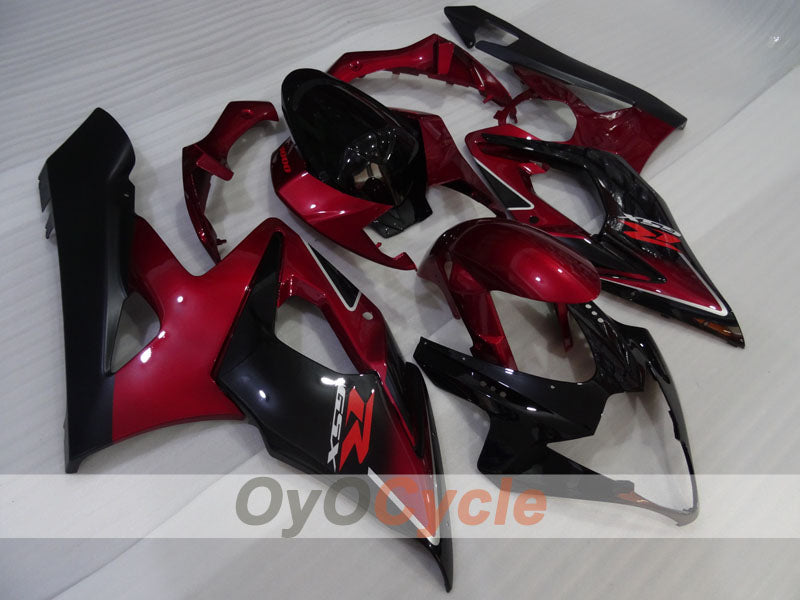Einspritzverkleidungssatz für GSX R1000 05-06 - Rot, Schwarz - Werksdesign #OYO87905516 Hauptbild