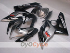 Einspritzverkleidungssatz für GSX R1000 05-06 - Schwarz, Silber - Werksdesign #OYO87905517