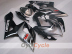 Einspritzverkleidungssatz für GSX R1000 05-06 - Schwarz, Silber - Werksdesign #OYO87905517