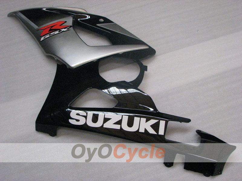 Einspritzverkleidungssatz für GSX R1000 05-06 - Schwarz, Silber - Werksdesign #OYO87905517