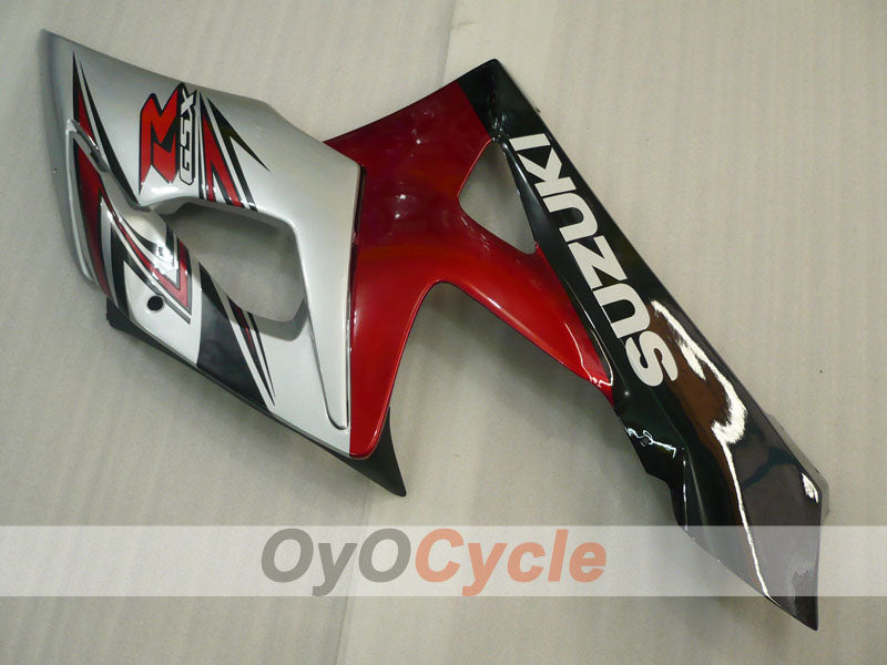 Einspritzverkleidungssatz für GSX R1000 05-06 - Rot, Silber - Werksdesign #OYO87905518