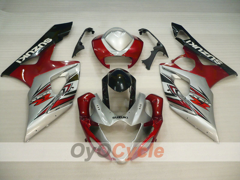 Einspritzverkleidungssatz für GSX R1000 05-06 - Rot, Silber - Werksdesign #OYO87905518 Zweitbild
