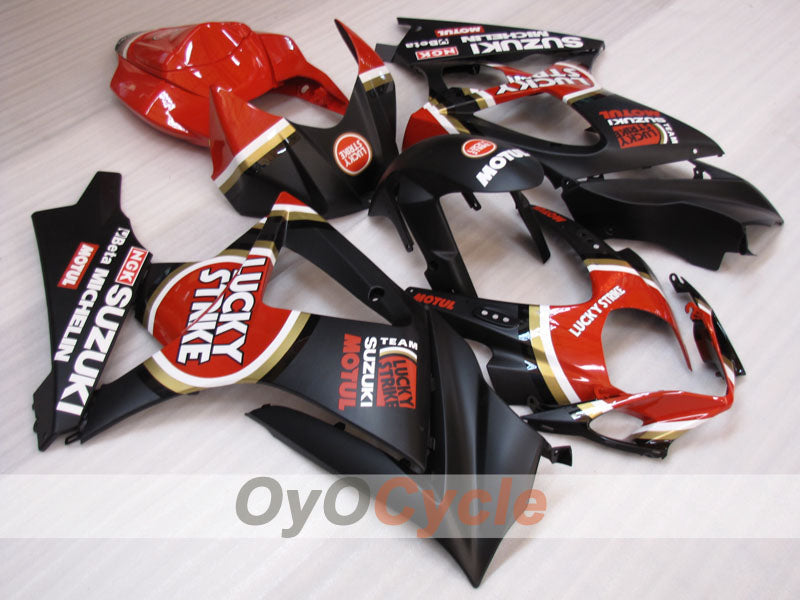 Einspritzverkleidungssatz für GSX R1000 07-08 - Rot, Schwarz - Lucky Strike #OYO87905519 Zweitbild