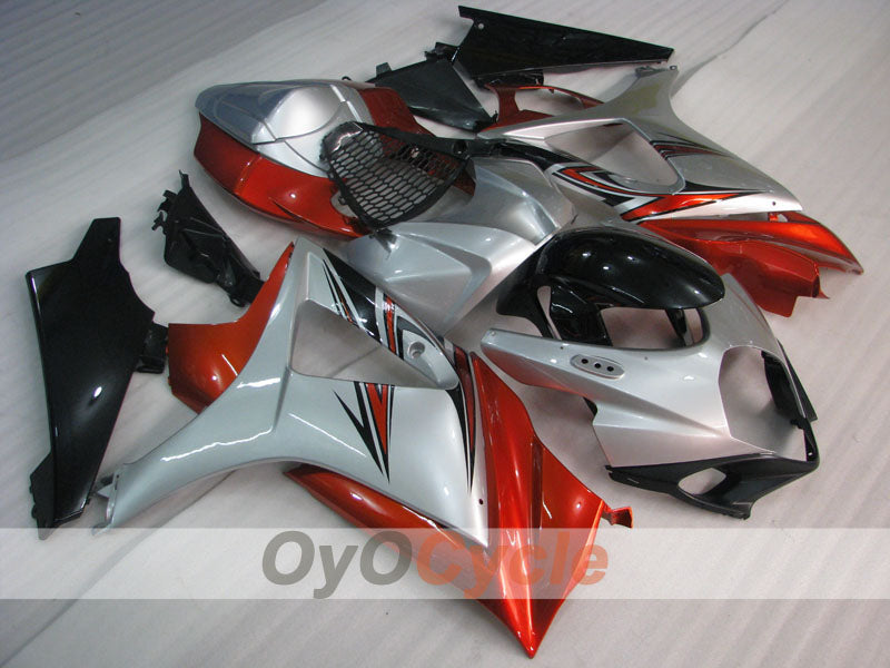 Einspritzverkleidungssatz für GSX R1000 07-08 - Orange, Silber - Werksdesign #OYO87905522 Hauptbild