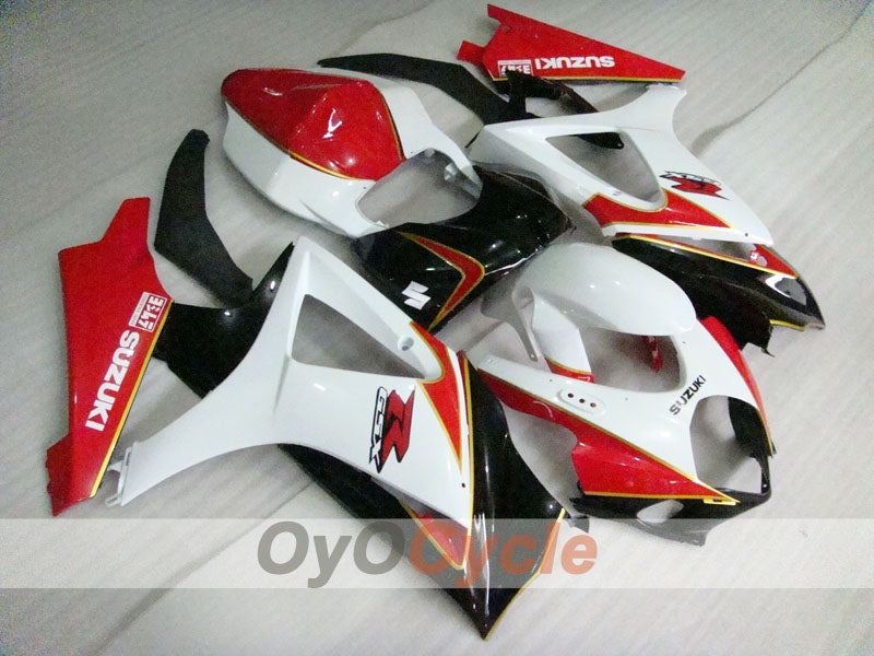 Einspritzverkleidungssatz für GSX R1000 07-08 - Rot, Weiß, Schwarz - Werksdesign #OYO87905524 Hauptbild
