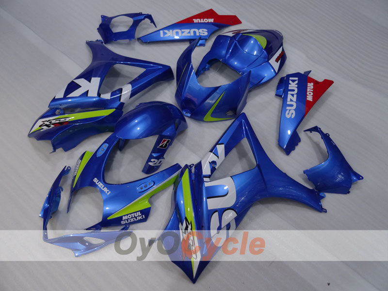 Verkleidungssatz für Einspritzmodelle 07-08 GSX R1000 - Blau - MOTUL #OYO87905528 Zweitbild