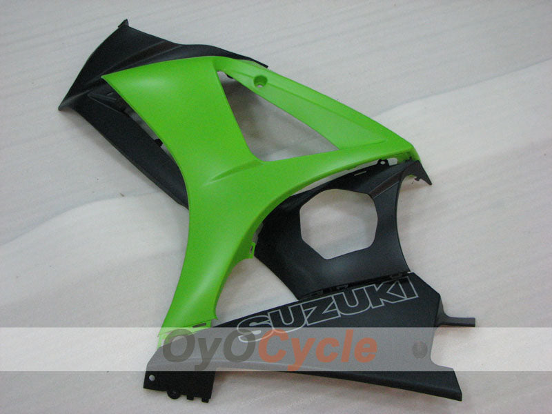 Verkleidungssatz für Einspritzmodelle 07-08 GSX R1000 - Grün, Schwarz, Matt - Werksstil #OYO87905529