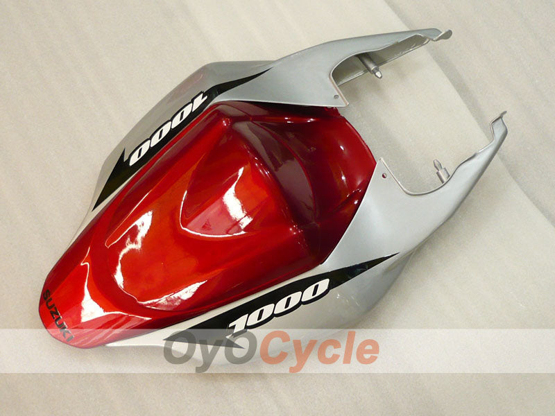 Verkleidungssatz für Einspritzmodelle 07-08 GSX R1000 - Rot, Schwarz, Grau - MOTUL #OYO87905532