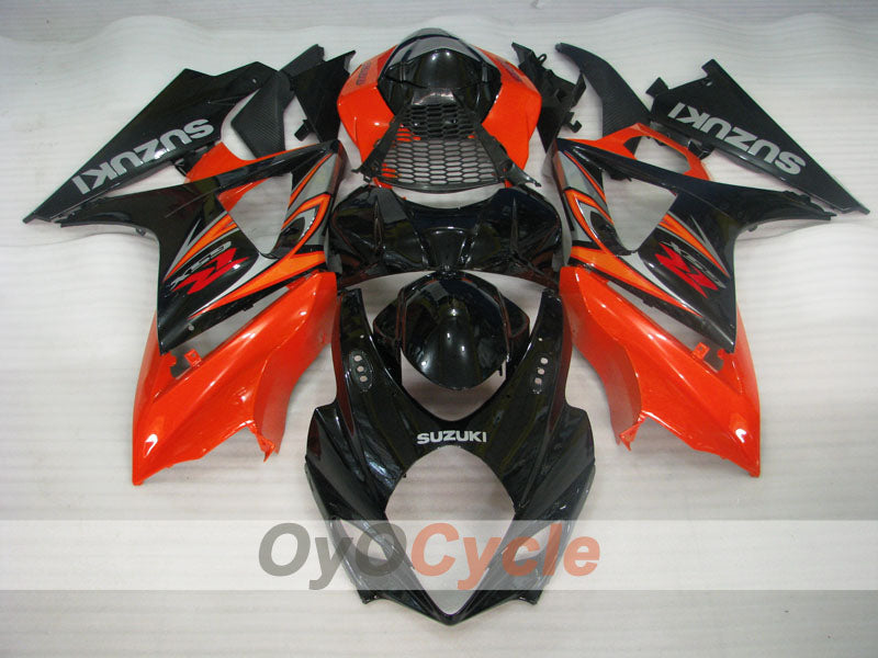 Verkleidungssatz für Einspritzmodelle 07-08 GSX R1000 - Orange, Schwarz - Werksstil #OYO87905534 Zweitbild