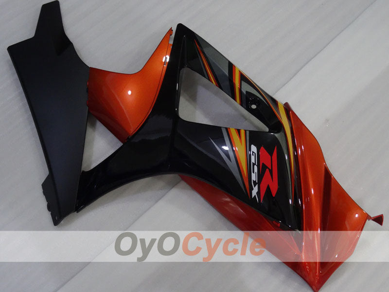 Verkleidungssatz für Einspritzmodelle 07-08 GSX R1000 - Orange, Schwarz - Werksstil #OYO87905535