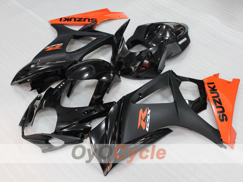 Verkleidungssatz für Einspritzmodelle 07-08 GSX R1000 - Orange, Schwarz, Matt - Werksstil #OYO87905536 Zweitbild