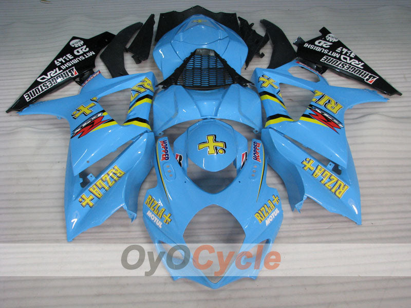 Einspritzverkleidungssatz für GSX R1000 07-08 - Blau, Schwarz - Rizla+ #OYO87905541 Zweitbild