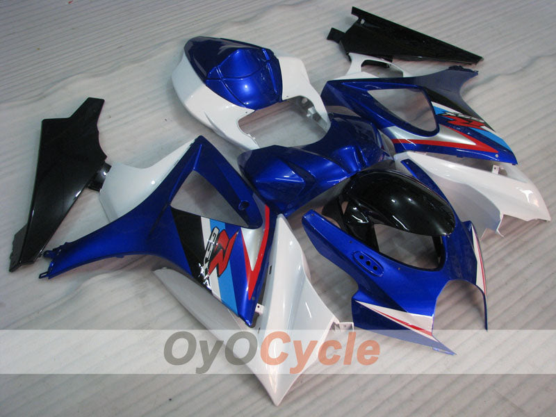 Einspritzverkleidungssatz für GSX R1000 07-08 - Blau, Weiß - Werksstil #OYO87905543 Zweitbild