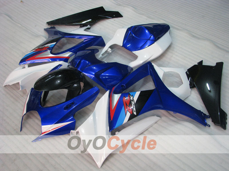 Einspritzverkleidungssatz für GSX R1000 07-08 - Blau, Weiß - Werksstil #OYO87905543 Hauptbild
