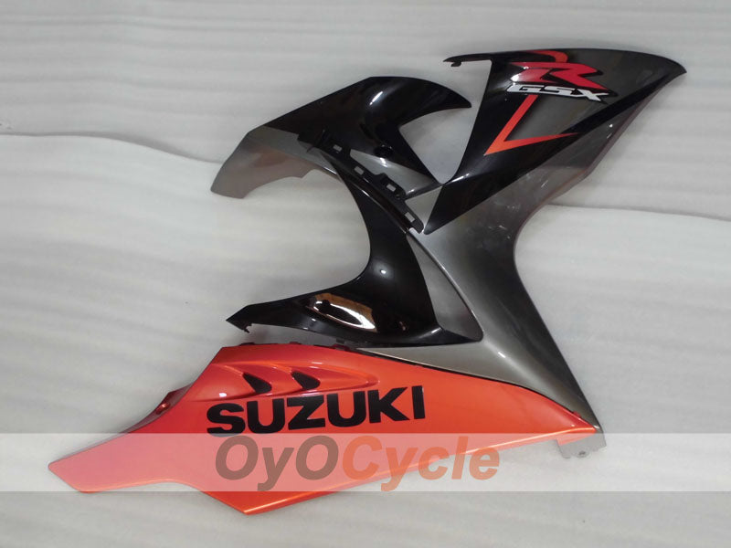 Einspritzverkleidungssatz für GSX R1000 09-16 - Orange, Schwarz - Werksstil #OYO87905545