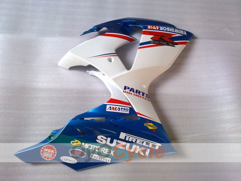Einspritzverkleidungssatz für GSX R1000 09-16 - Blau, Weiß - PIRELLI #OYO87905547