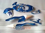 Einspritzverkleidungssatz für GSX R1000 09-16 - Blau, Weiß - PIRELLI #OYO87905547