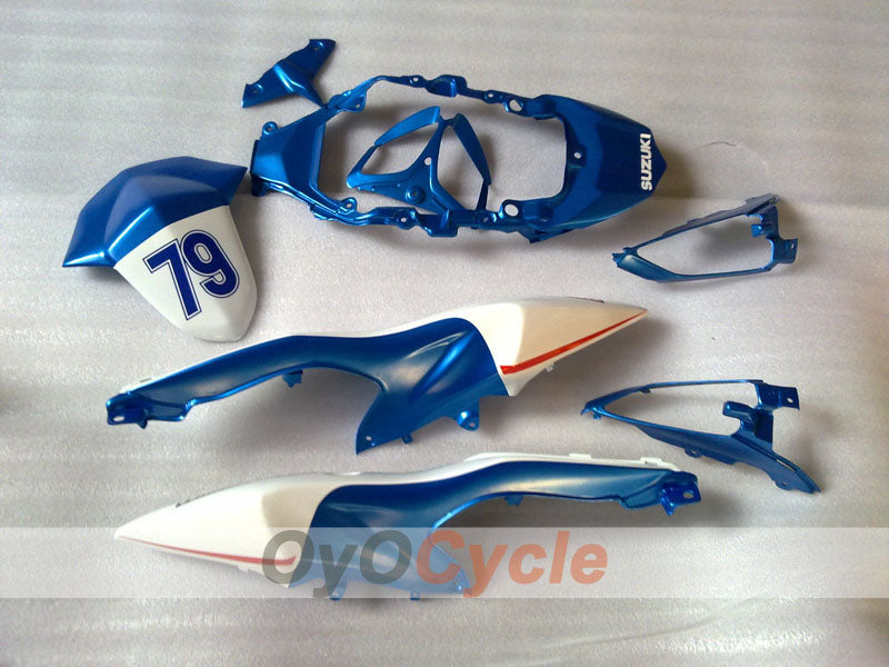 Einspritzverkleidungssatz für GSX R1000 09-16 - Blau, Weiß - PIRELLI #OYO87905547