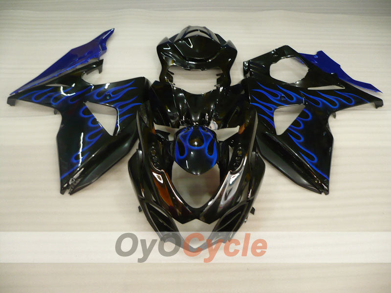 Einspritzverkleidungssatz für GSX R1000 09-16 - Schwarz - Flamme #OYO87905549 Zweitbild
