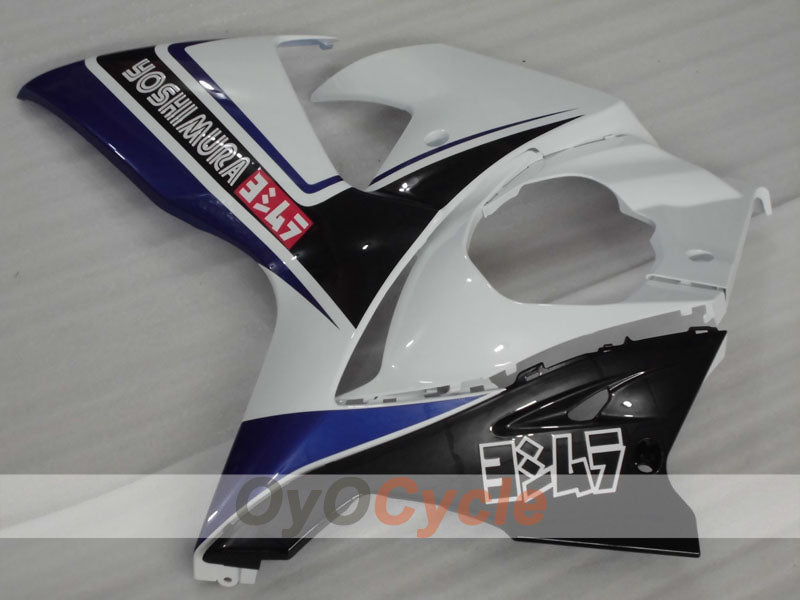 Einspritzverkleidungssatz für GSX R1000 09-16 - Weiß, Schwarz - YOSHIMURA #OYO87905551
