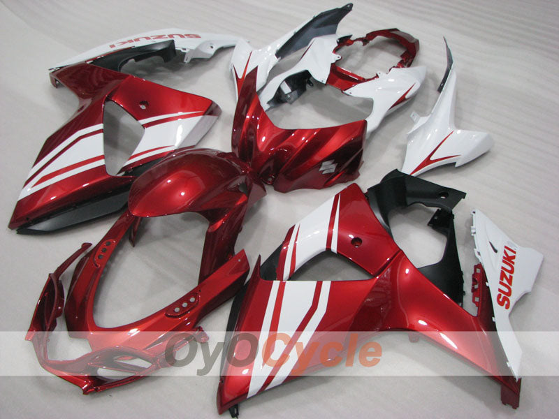 Einspritzverkleidungssatz für GSX R1000 09-16 - Rot, Weiß - Werksstil #OYO87905552 Zweitbild