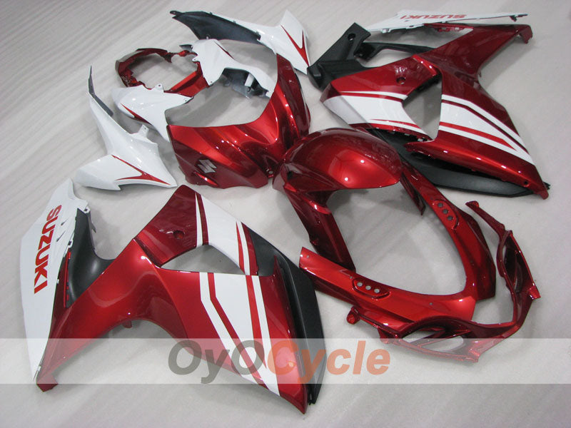 Einspritzverkleidungssatz für GSX R1000 09-16 - Rot, Weiß - Werksstil #OYO87905552 Hauptbild
