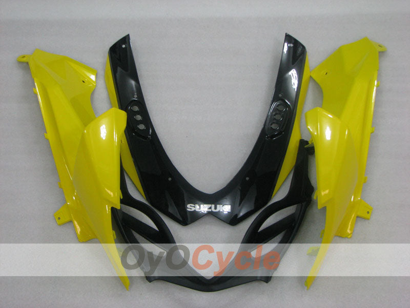 Verkleidungssatz für Einspritzmodelle 09-16 GSX R1000 - Gelb, Schwarz - Werksstil #OYO87905555