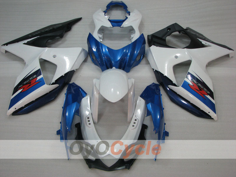 Verkleidungssatz für Einspritzmodelle 09-16 GSX R1000 - Blau, Weiß - Werksstil #OYO87905556