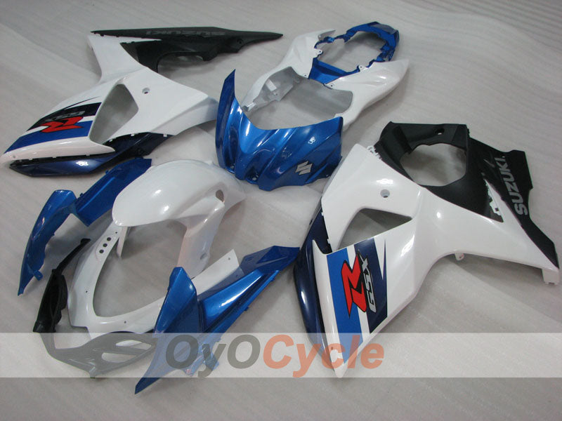 Verkleidungssatz für Einspritzmodelle 09-16 GSX R1000 - Blau, Weiß - Werksstil #OYO87905556 Hauptbild