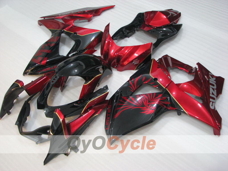 Verkleidungssatz für Einspritzmodelle 09-16 GSX R1000 - Rot, Schwarz - Werksstil #OYO87905560 Zweitbild