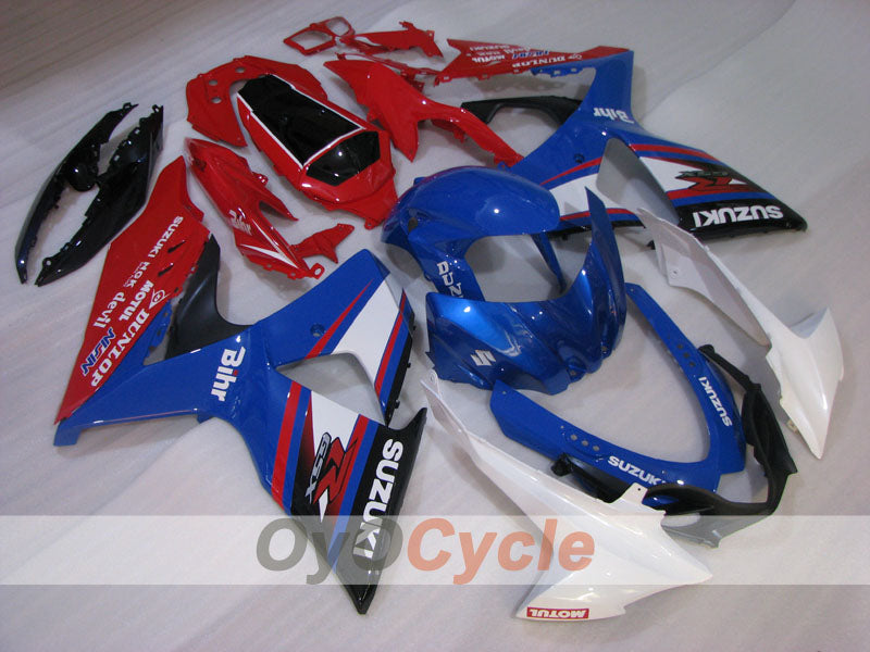 Verkleidungssatz für Einspritzmodelle 09-16 GSX R1000 - Rot, Blau - DUNLOP #OYO87905562 Zweitbild