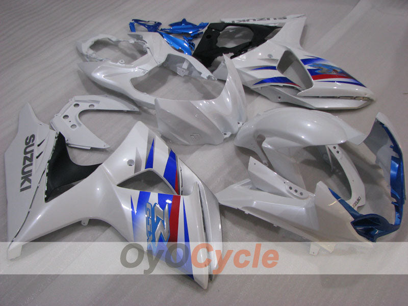 Verkleidungssatz für Einspritzmodelle 09-16 GSX R1000 - Blau, Weiß, Schwarz - Werksstil #OYO87905564 Hauptbild