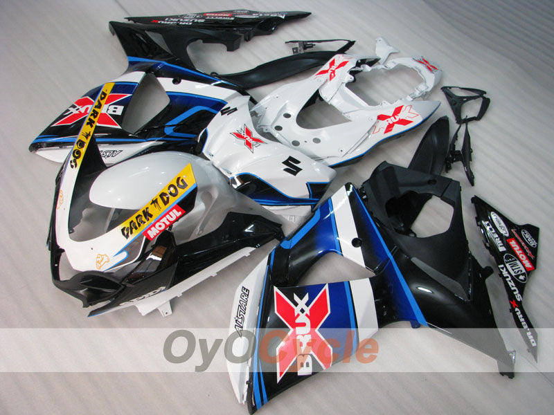 Verkleidungssatz für Einspritzermodelle 09-16 GSX R1000 - Weiß, Schwarz - Dark Dog #OYO87905565 Zweitbild