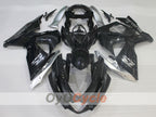 Verkleidungssatz für Einspritzermodelle 09-16 GSX R1000 - Weiß, Schwarz - Werksstil #OYO87905568