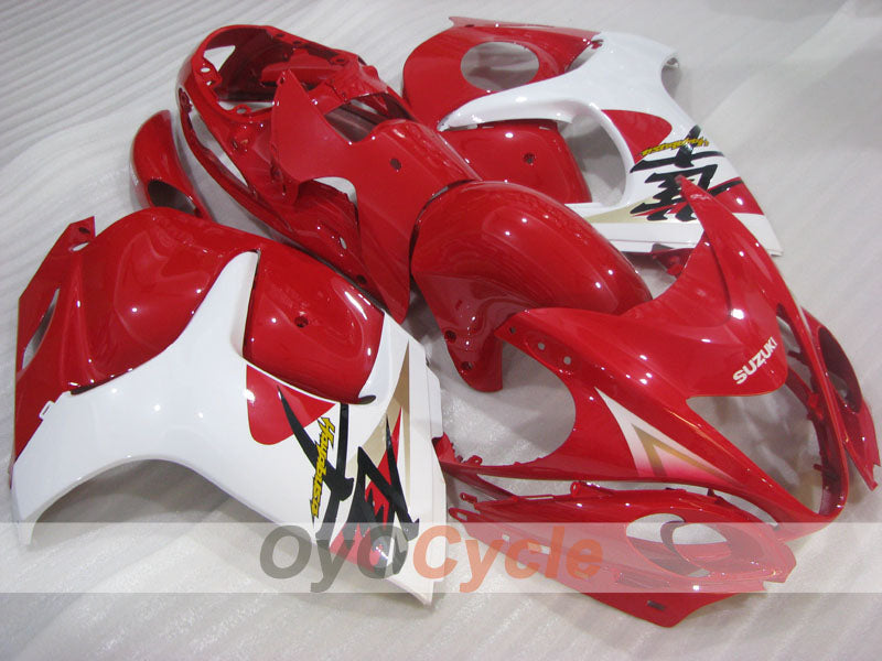 Verkleidungssatz für Einspritzermodelle 08-20 GSXR1300 Hayabusa - Rot, Weiß - Werksstil #OYO87905570 Hauptbild