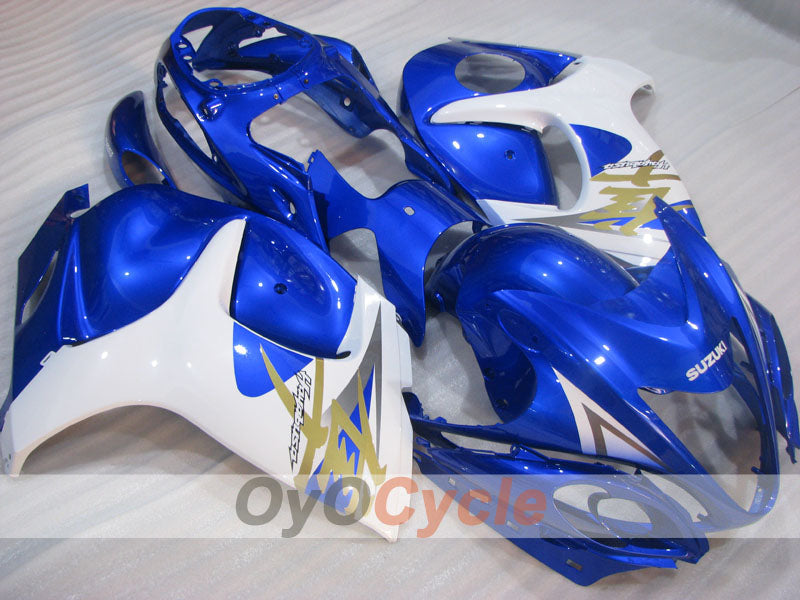 Verkleidungssatz für Einspritzermodelle 08-20 GSXR1300 Hayabusa - Blau, Weiß - Werksstil #OYO87905571 Zweitbild