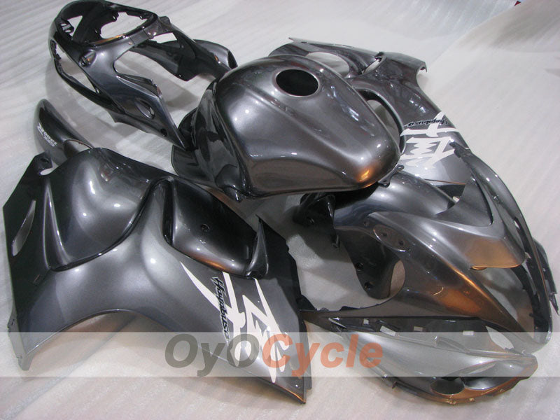 Verkleidungssatz für Einspritzermodelle 08-20 GSXR1300 Hayabusa - Weiß, Grau - Werksstil #OYO87905572 Hauptbild