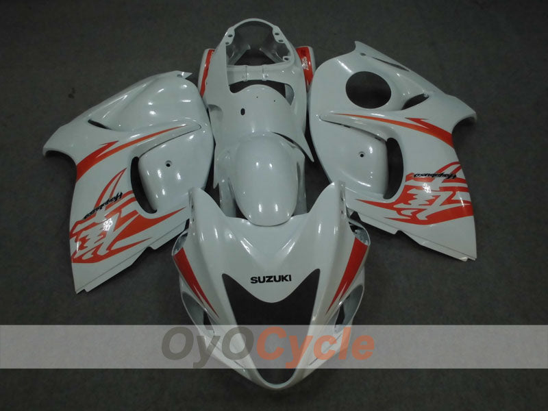 Verkleidungssatz für Einspritzermodelle 08-20 GSXR1300 Hayabusa - Rot, Weiß - Werksstil #OYO87905577 Zweitbild