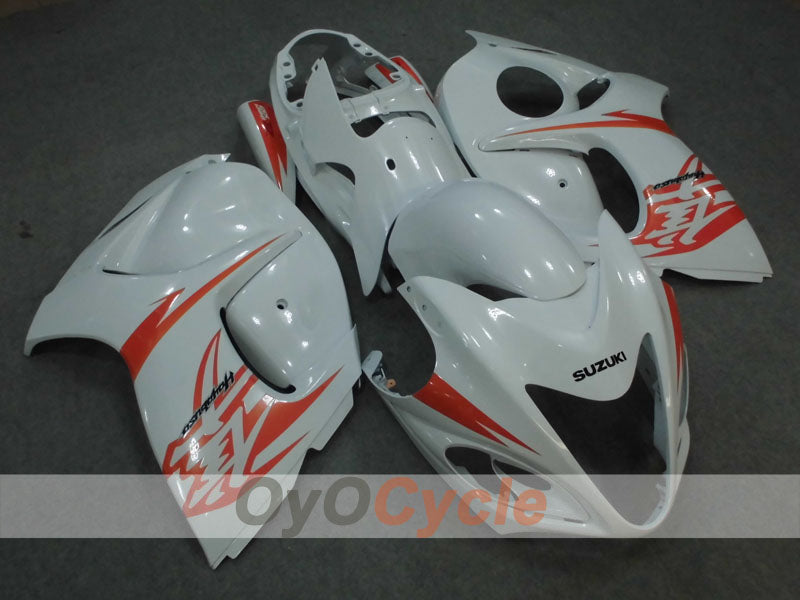 Verkleidungssatz für Einspritzermodelle 08-20 GSXR1300 Hayabusa - Rot, Weiß - Werksstil #OYO87905577 Hauptbild