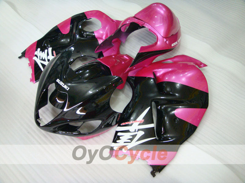 Einspritzverkleidungssatz für 99-07 GSXR1300 Hayabusa - Schwarz, Pink - Werksstil #OYO87905596 Hauptbild