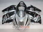 Verkleidungssatz für Einspritzer für GSXR1300 Hayabusa, 99-07 - Schwarz, Silber - Werksdesign #OYO87905608