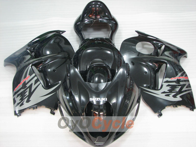 Verkleidungssatz für Einspritzer für GSXR1300 Hayabusa, 99-07 - Schwarz - Werksdesign #OYO87905611