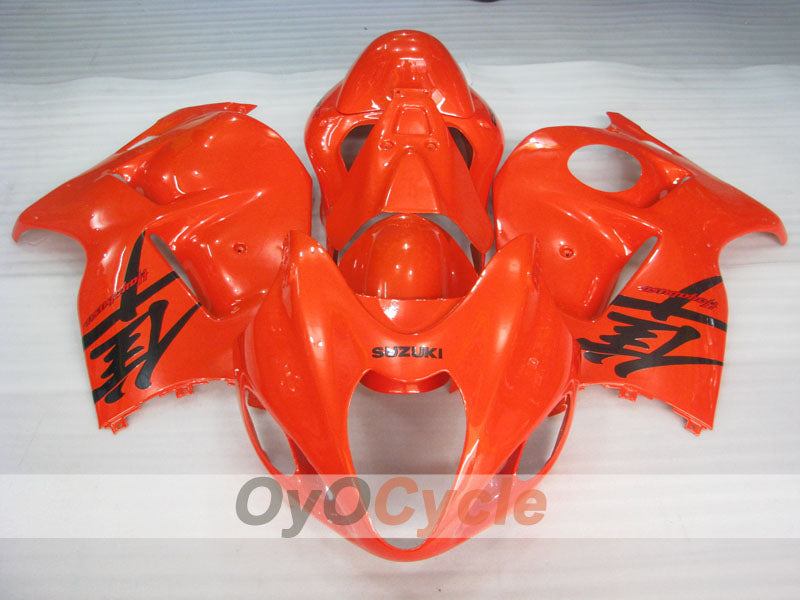 Verkleidungssatz für Einspritzer für GSXR1300 Hayabusa, 99-07 - Orange, Schwarz - Werksdesign #OYO87905616