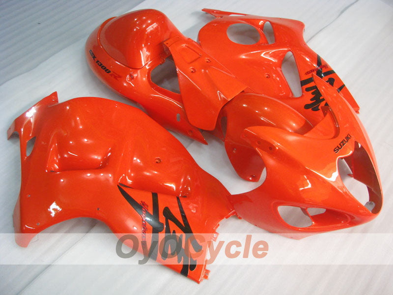 Verkleidungssatz für Einspritzer für GSXR1300 Hayabusa, 99-07 - Orange, Schwarz - Werksdesign #OYO87905616