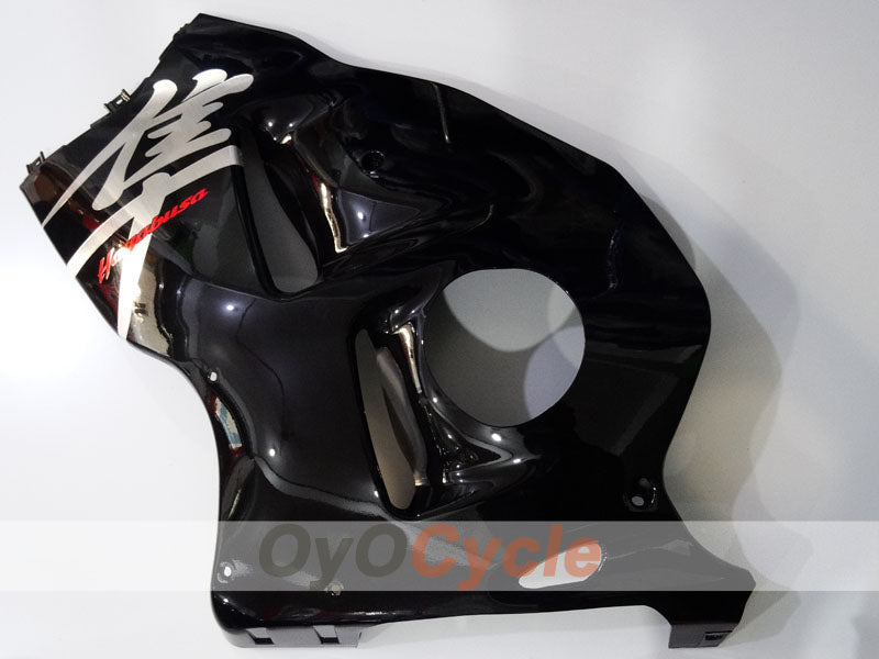 Verkleidungssatz für Einspritzmodelle der GSXR1300 Hayabusa, Baujahre 99-07 - Schwarz - Werksdesign #OYO87905618