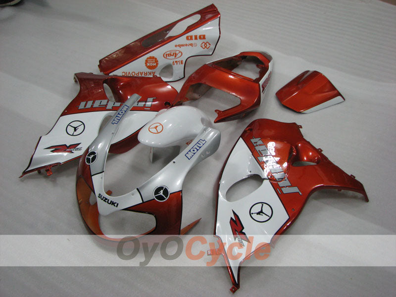Verkleidungssatz für Einspritzmodelle der TL1000R, Baujahre 98-03 - Orange, Weiß - Jordan #OYO87905623 Zweitbild