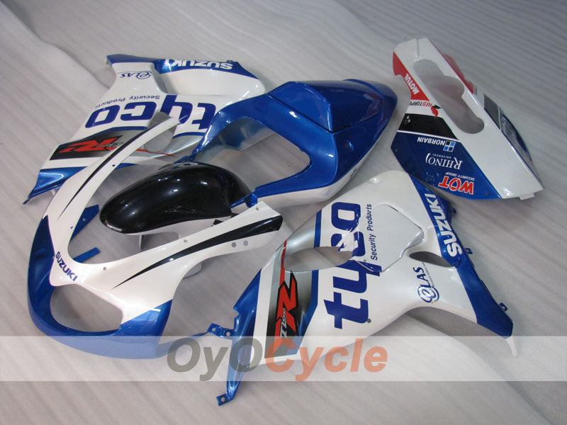 Verkleidungssatz für Einspritzmodelle der TL1000R, Baujahre 98-03 - Blau, Weiß - Tyco #OYO87905625 Zweitbild