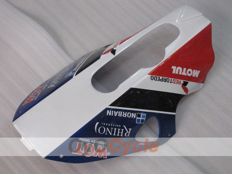 Verkleidungssatz für Einspritzmodelle der TL1000R, Baujahre 98-03 - Blau, Weiß - Tyco #OYO87905625
