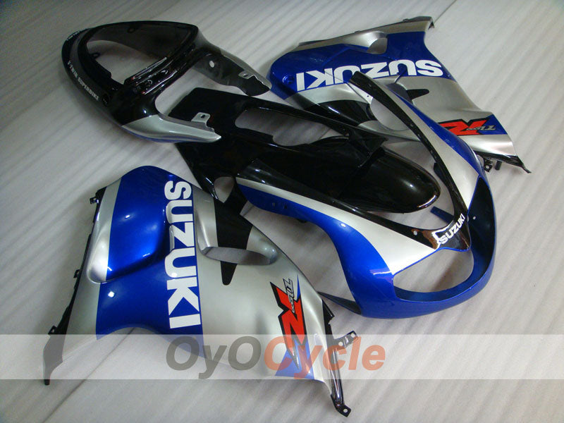 Verkleidungssatz für Einspritzmodelle der TL1000R, Baujahre 98-03 - Blau, Schwarz - Werksdesign #OYO87905626 Hauptbild
